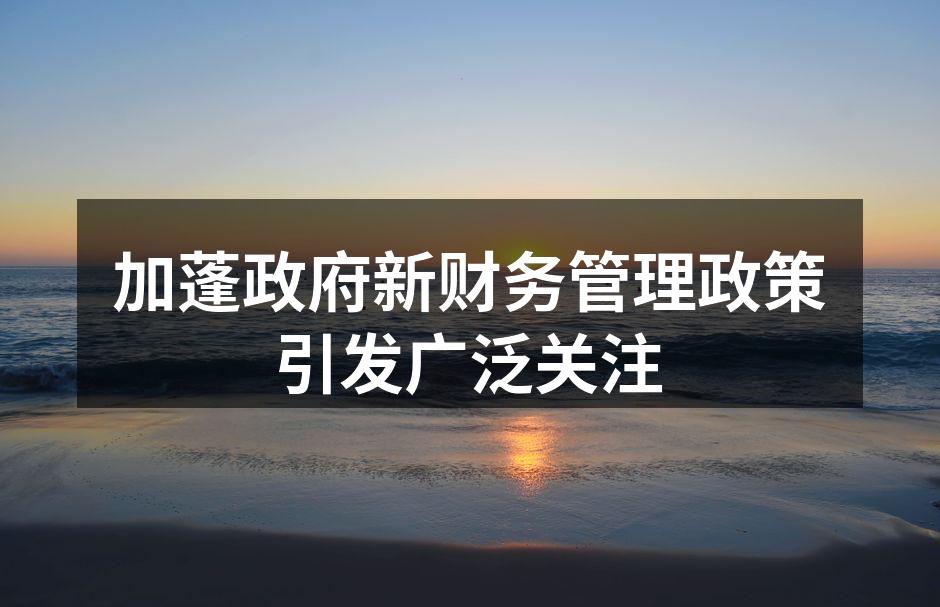 加蓬政府新财务管理政策引发广泛关注
